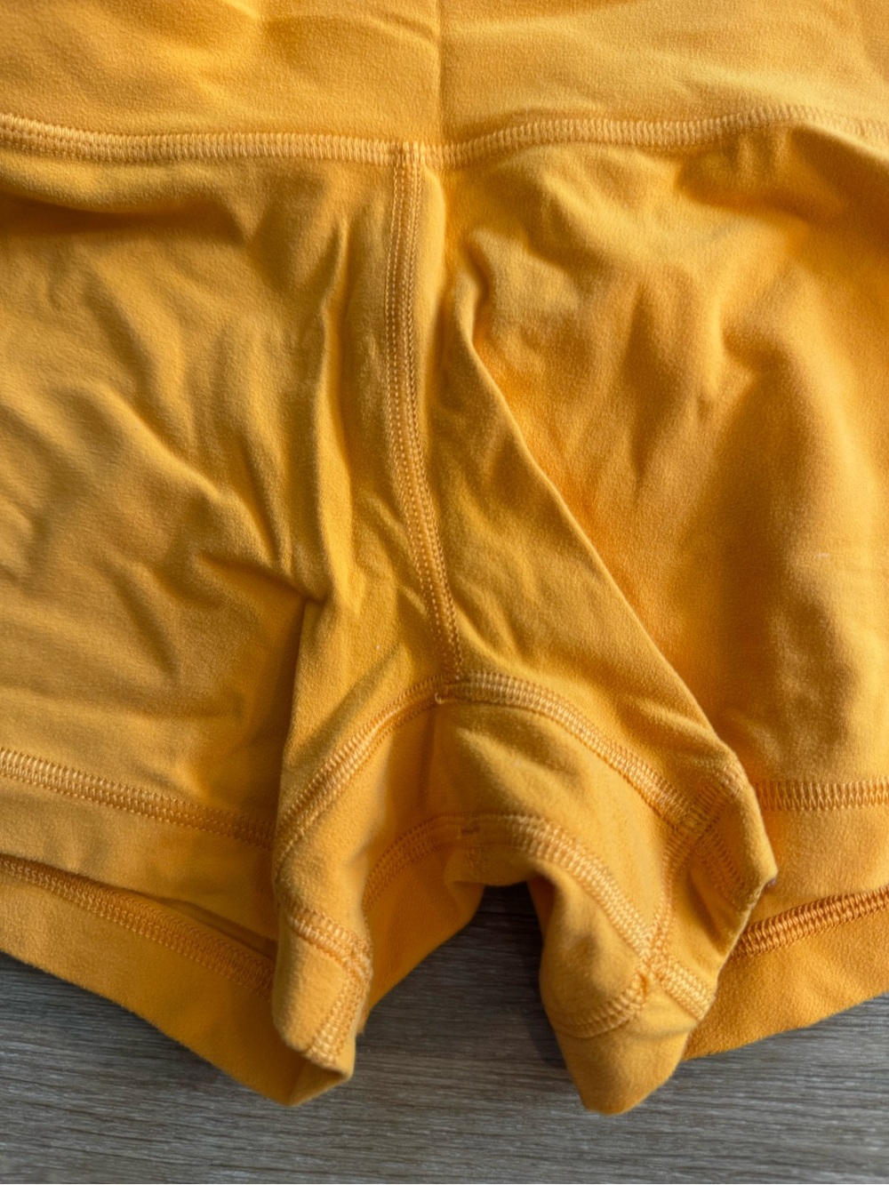Aritzia Bright Orange High-Waist Athletic Shorts - Picture 4 of 6